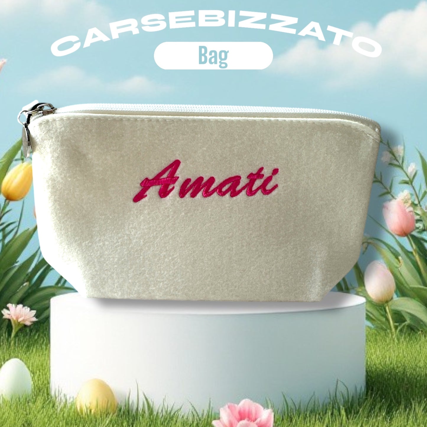 Pochette Amati White