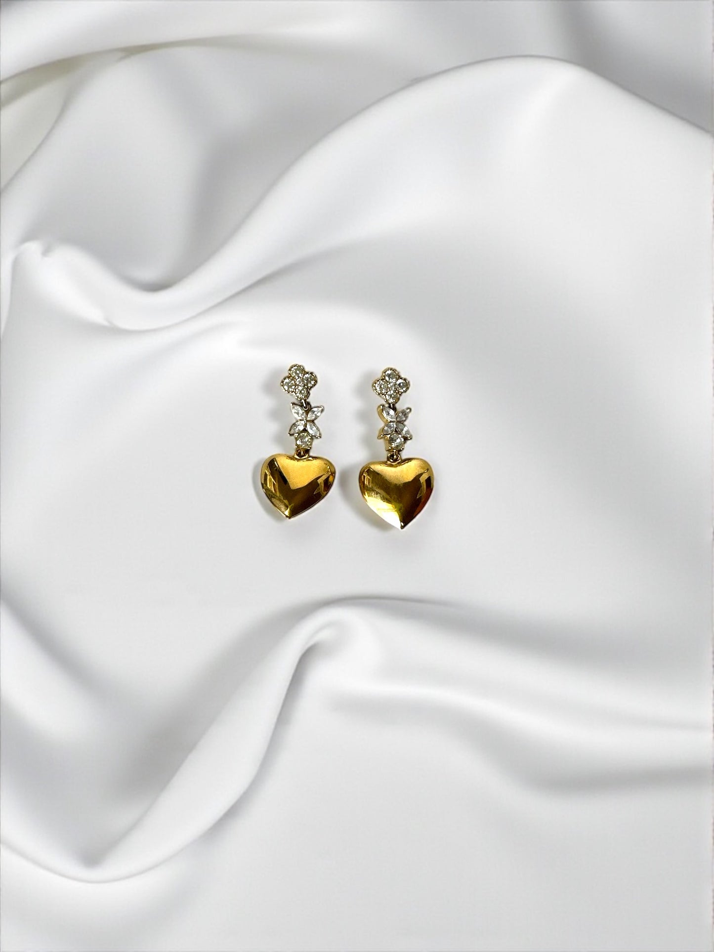 Orecchini Cuore Sonaglio Gold
