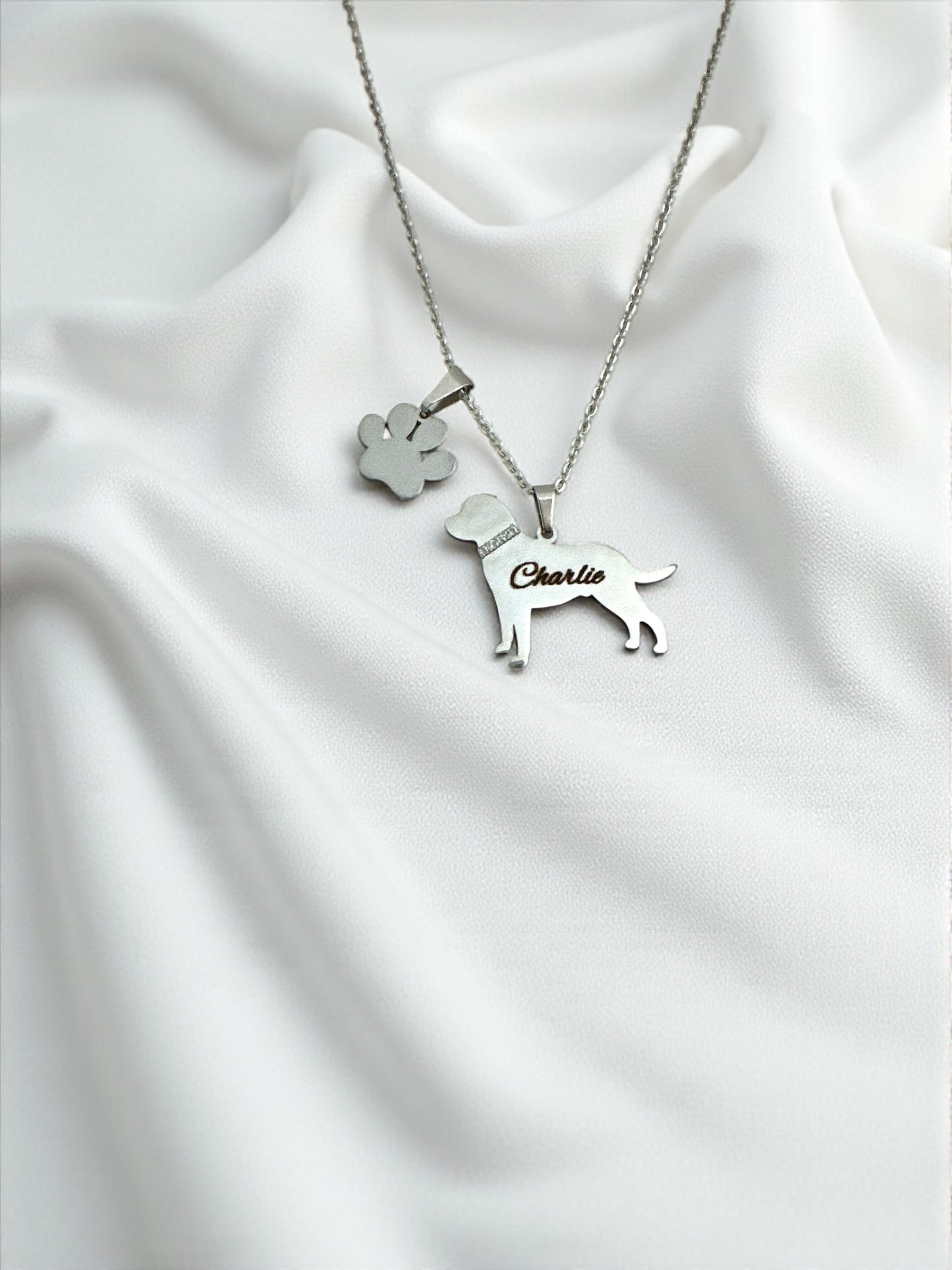 Collana Dog Personalizzabile Silver