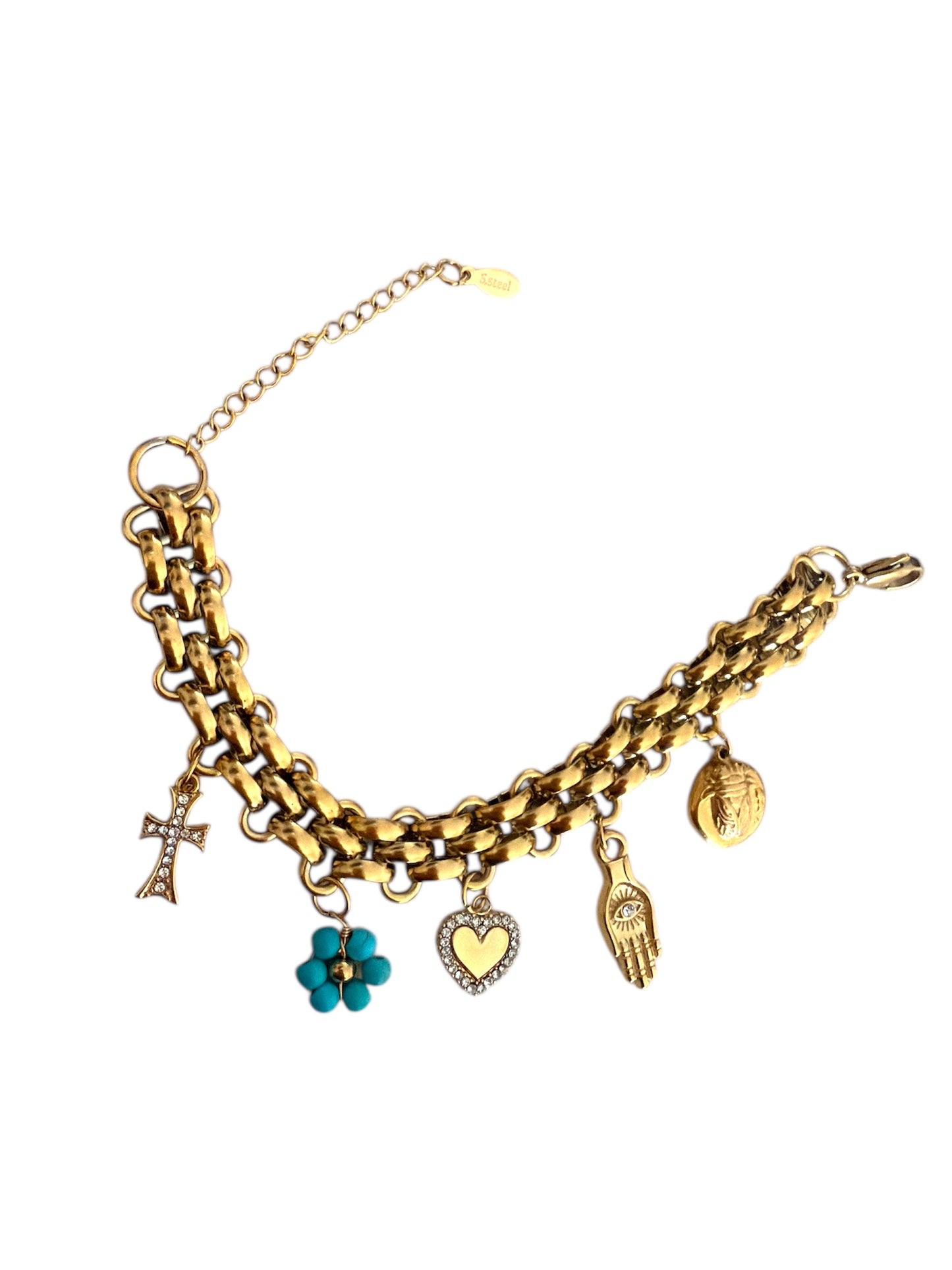Bracciale Silvana Gold in acciaio inossidabile