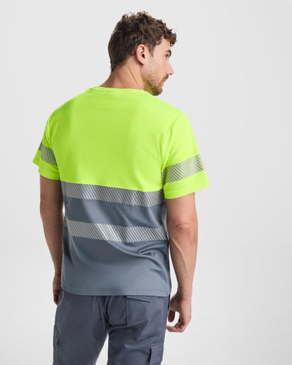 T-Shirt Uomo Alta Visibilità Personalizzabile