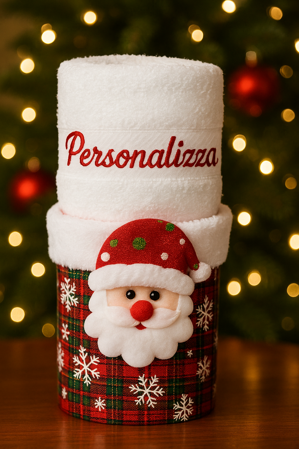 Asciugamano Natalizia Personalizzabile
