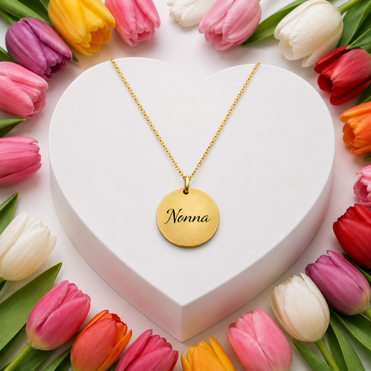 Collana Circle Gold Personalizzabile