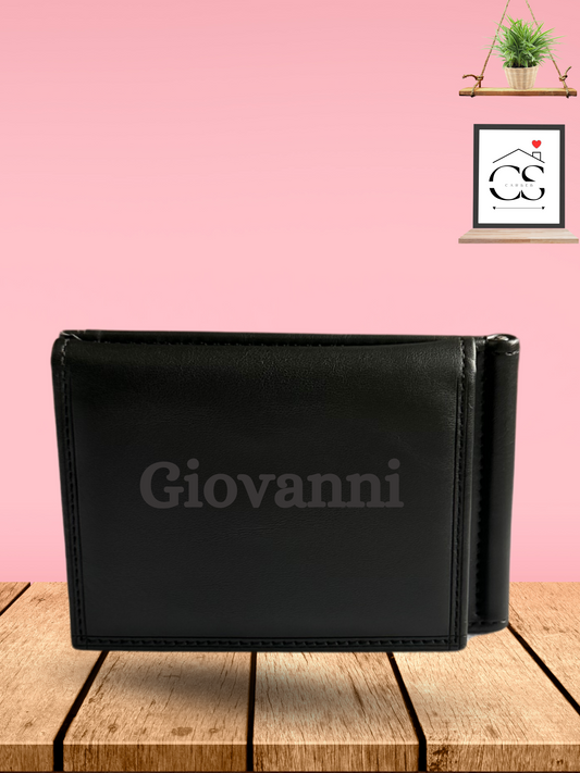 Portafoglio Grace Black Unisex Personalizzato