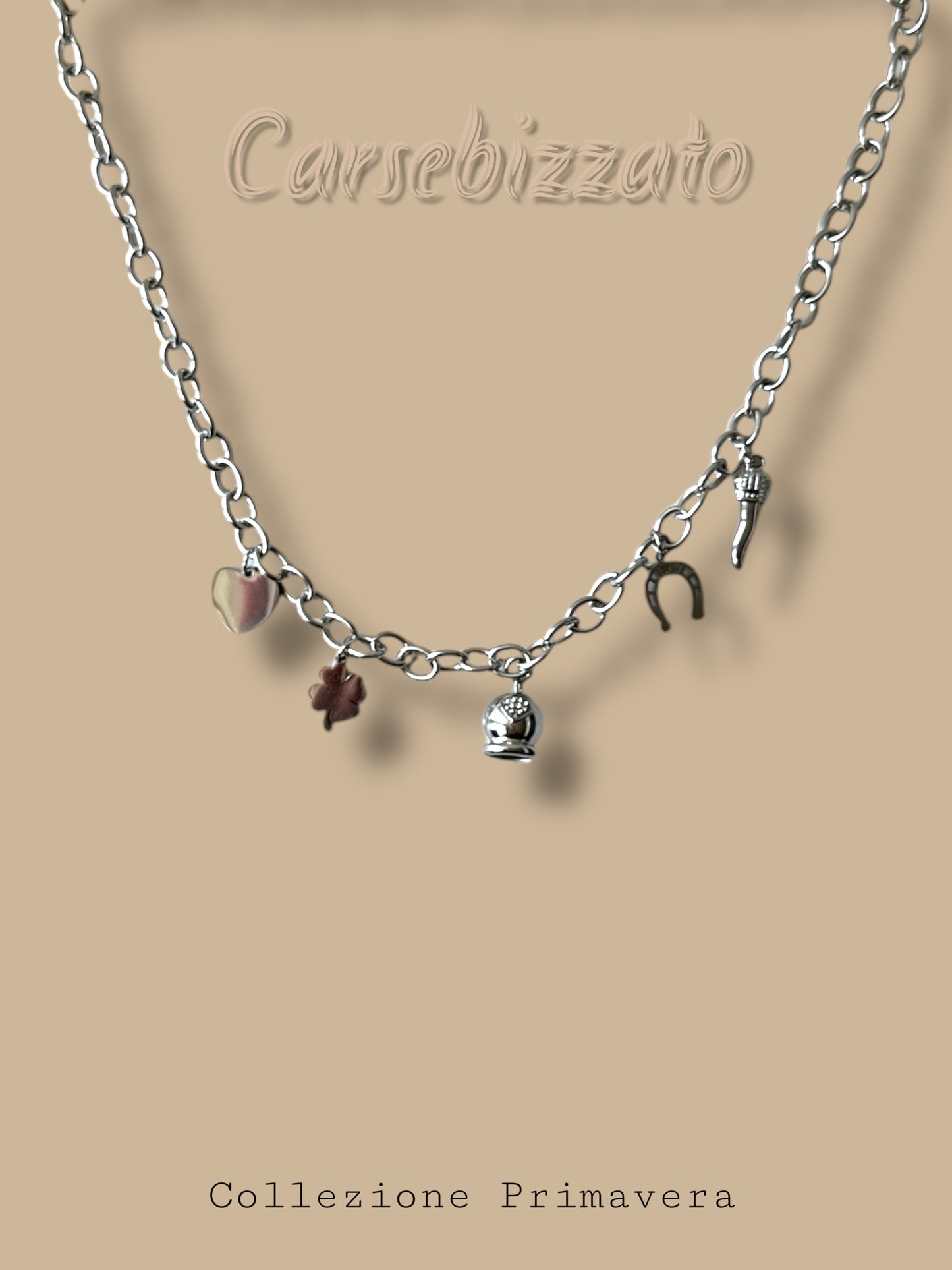 Collana Modello CapriCharm Silver