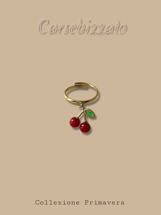 Anello Cherry Gold