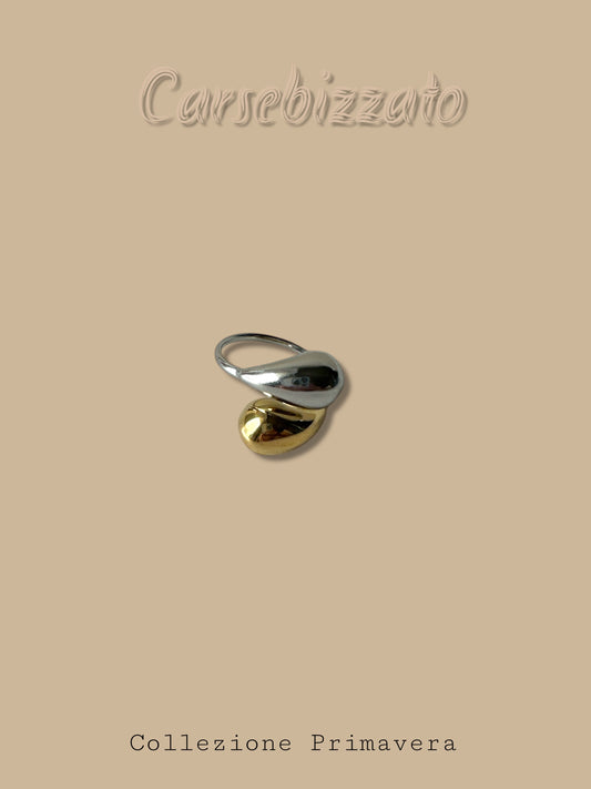 Anello Bubble Bicolor