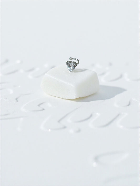 Orecchino Ear Cuff Punto Luce Silver