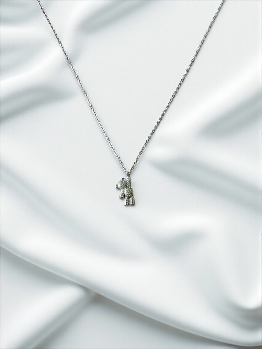 Collana HelloTeddy Silver