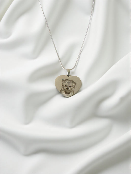 Collana Cuore Personalizzabile Silver