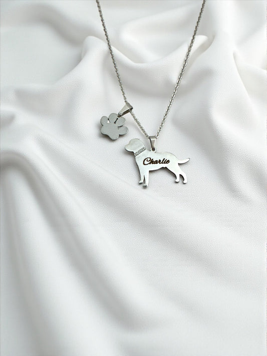 Collana Dog Personalizzabile Silver