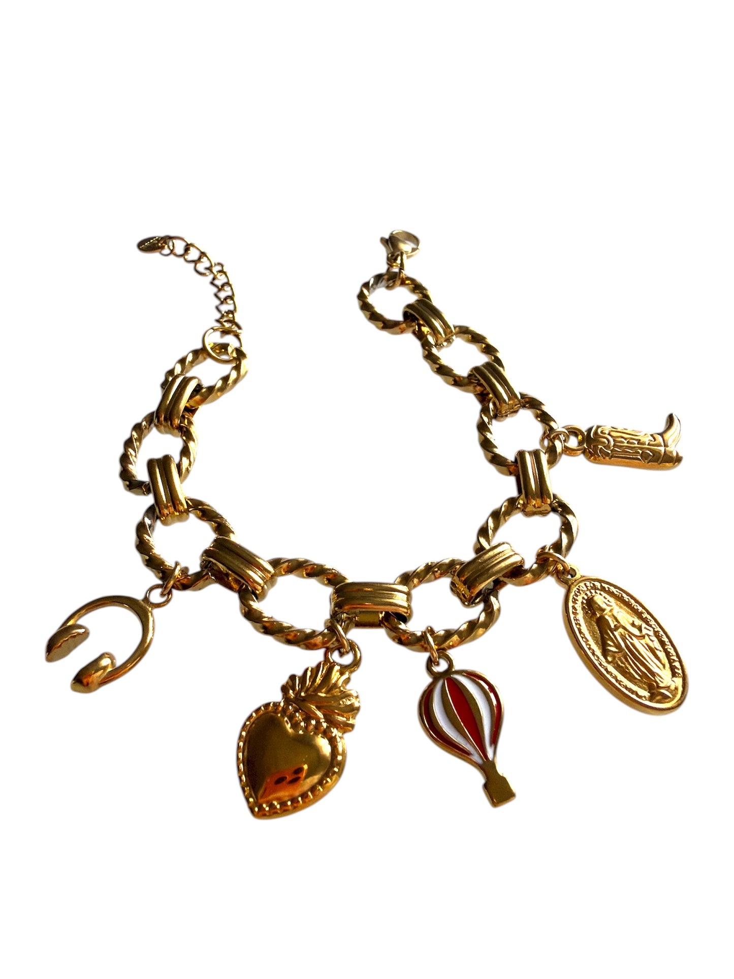 Bracciale Cuore Sacro Gold