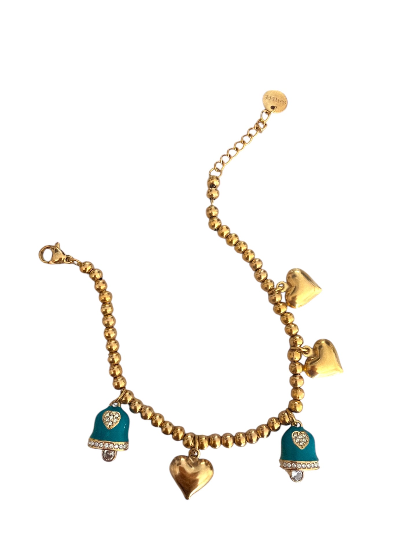 Bracciale Campanellina con ciondoli sonori gold