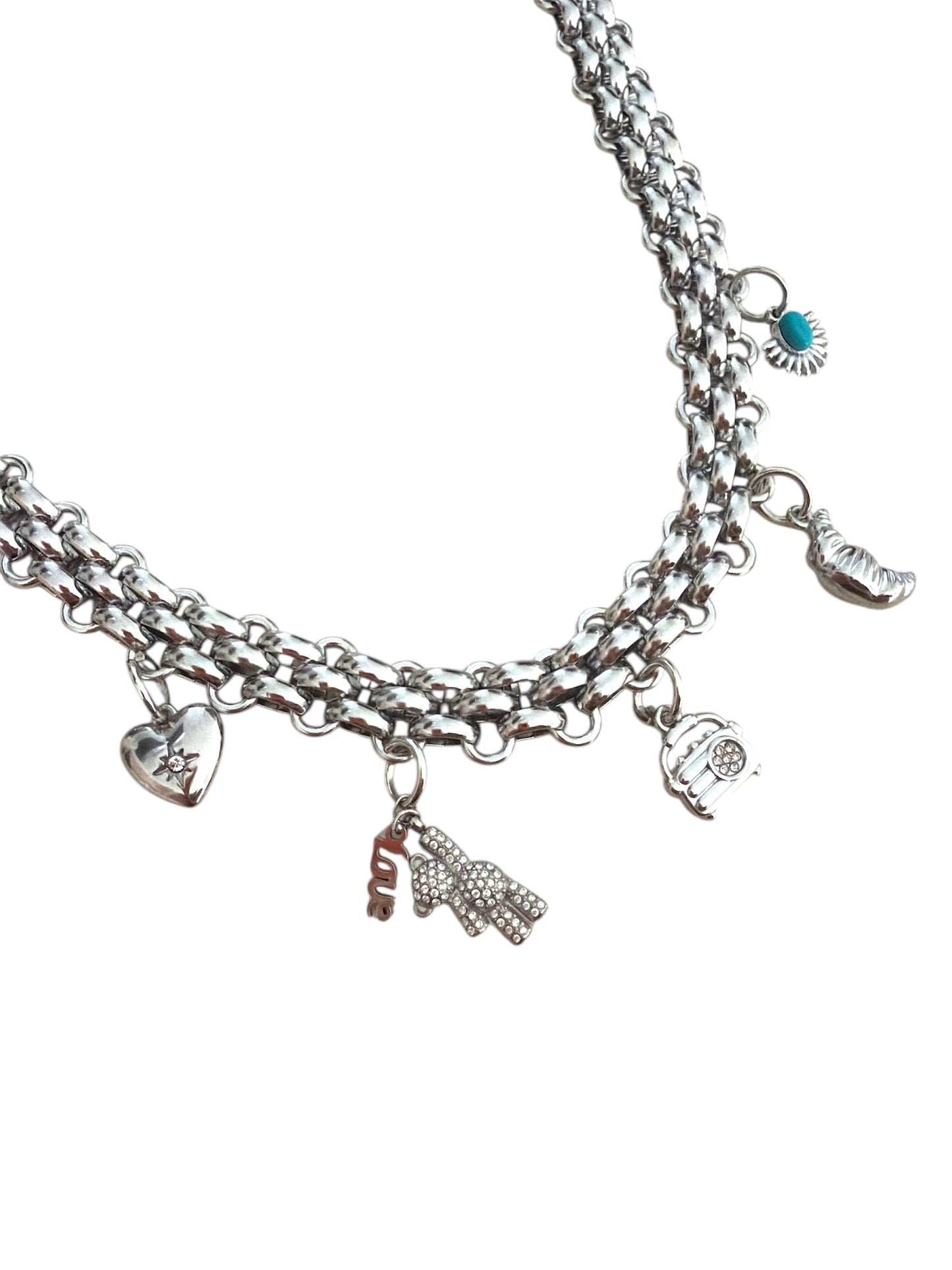 Collana Silvana silver in acciaio inossidabile 316L