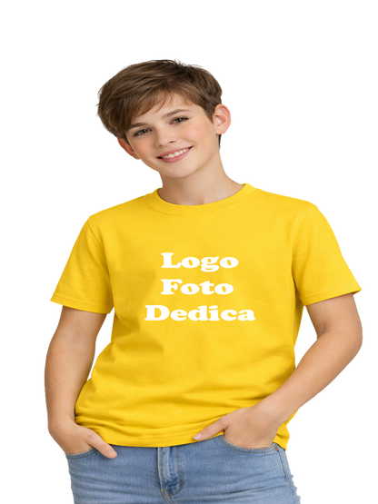 T-Shirt Bambino Personalizzabile con LOGO/FOTO/DEDICA
