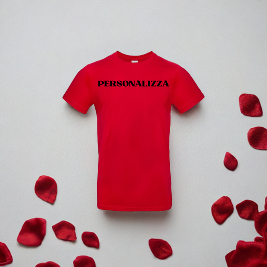 T-Shirt Manica Corta Uomo Personalizzata con Ricamo