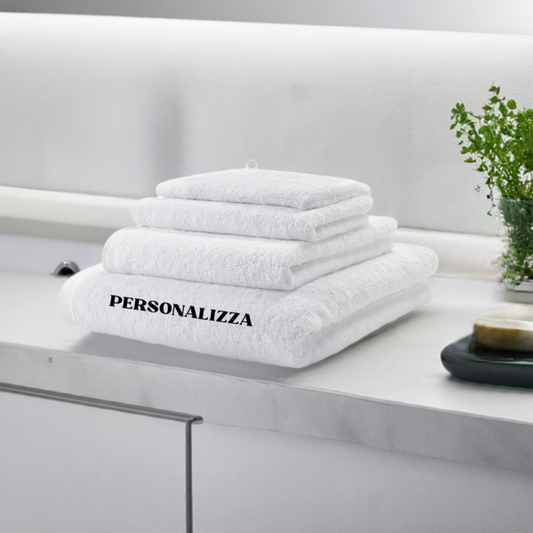 Set Asciugamani Personalizzato con Ricamo